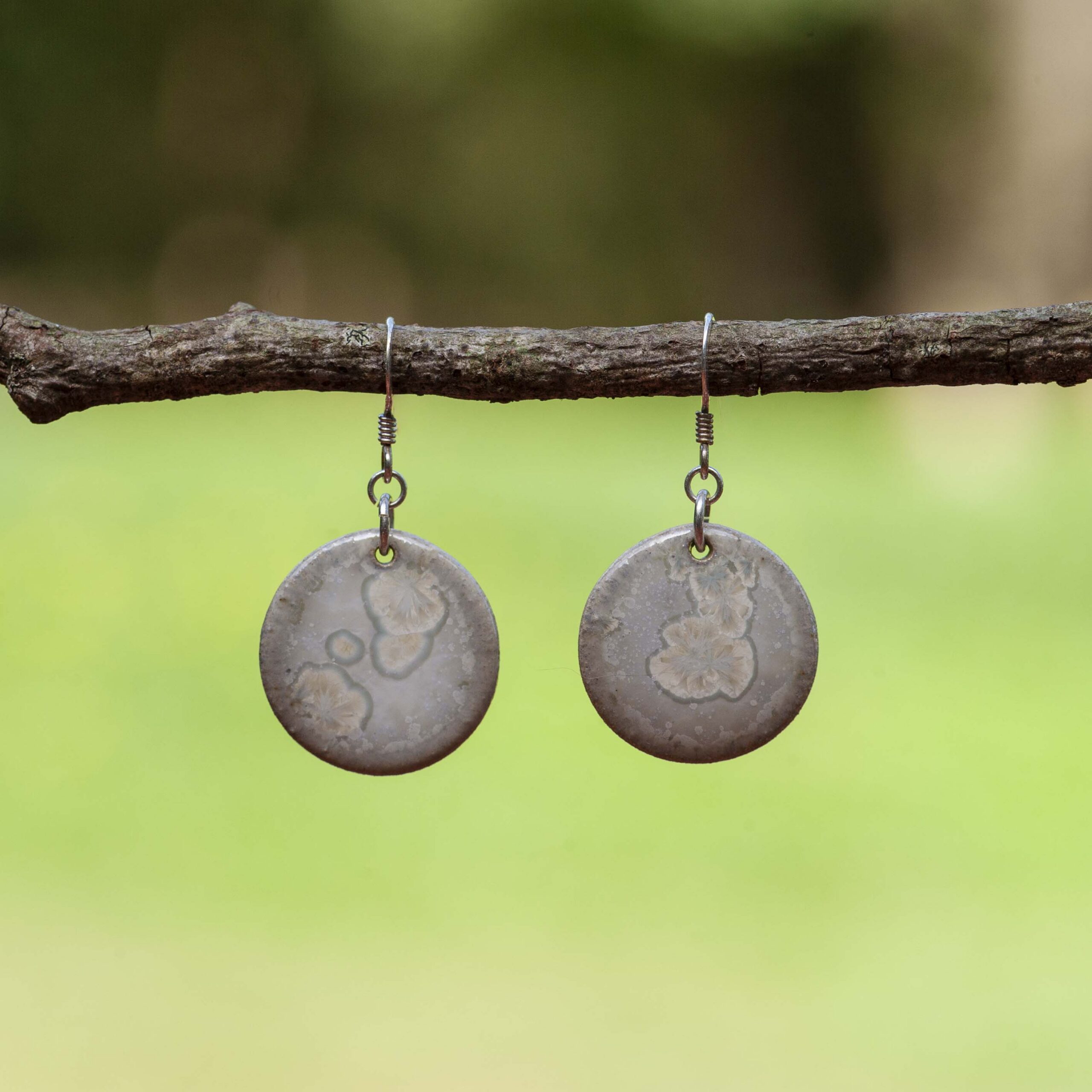 boucles d’oreilles en céramique artisanales